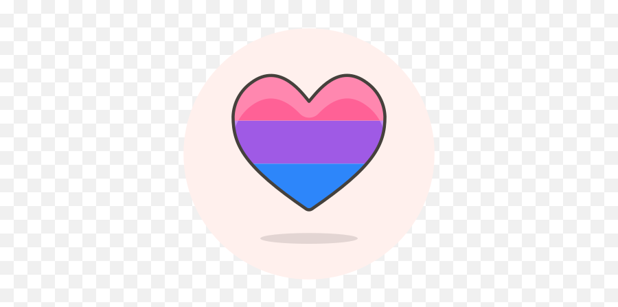 Bisexual Flag Heart Free Icon Of Lgbt Illustrations - Heart Emoji,Bisexual Flag Emoji