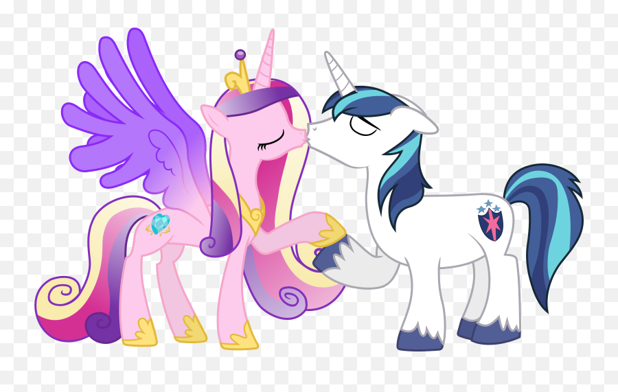 Should Cadance And Shining Armor Get To Work Now - Fim Show Shining Armor I Cadence Emoji,Shining Emoji