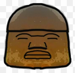 Olmeca Freetoedit - Clip Art Emoji,Tiki Head Emoji