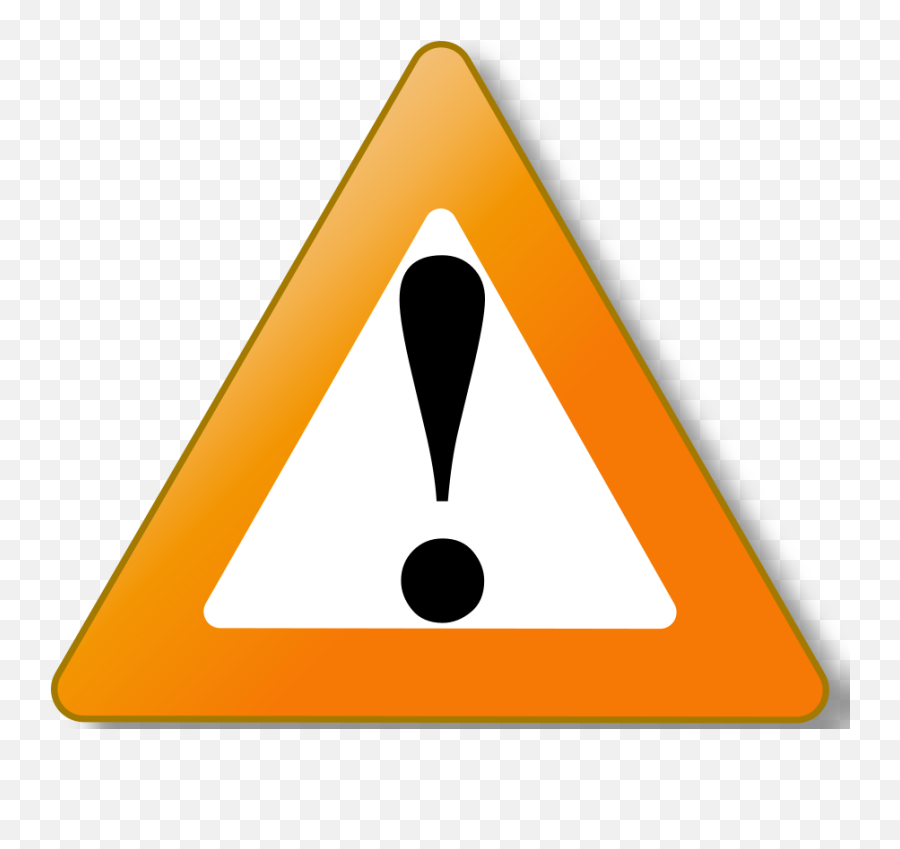 Ambox Warning Orange - Caution Sign Png Gif Emoji,Feel Better Emoji