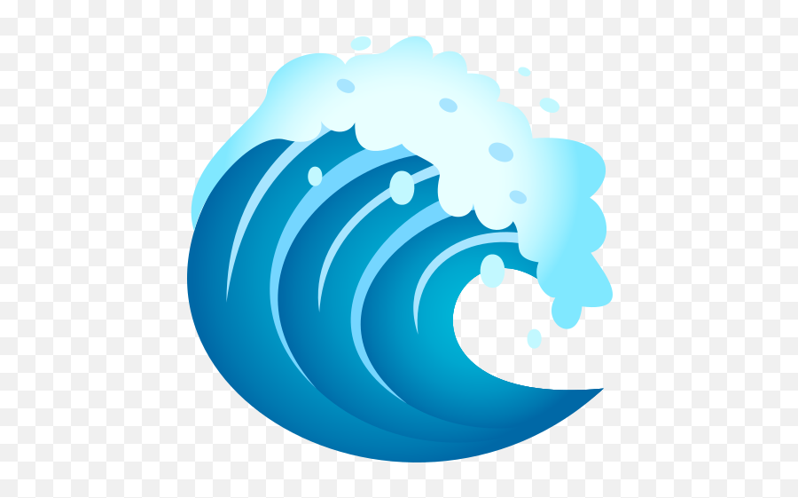 Emoji Water Wave To Copy Paste - Emoji De Mar,Alarm Plane Emoji