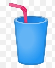 Cup With Straw Emoji Clipart - Copo