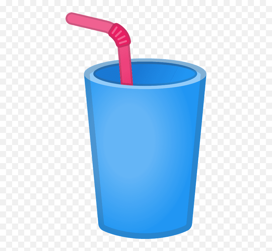 Cup With Straw Emoji Clipart - Emoji Copo,Drink And Party Emoji