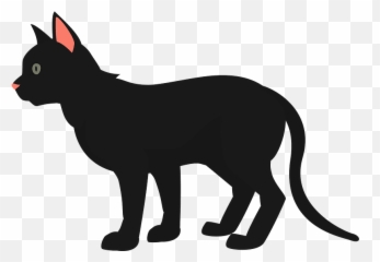 Black Cat Clipart Free Download Transparent Png Creazilla Emoji,Black Cat Emoji