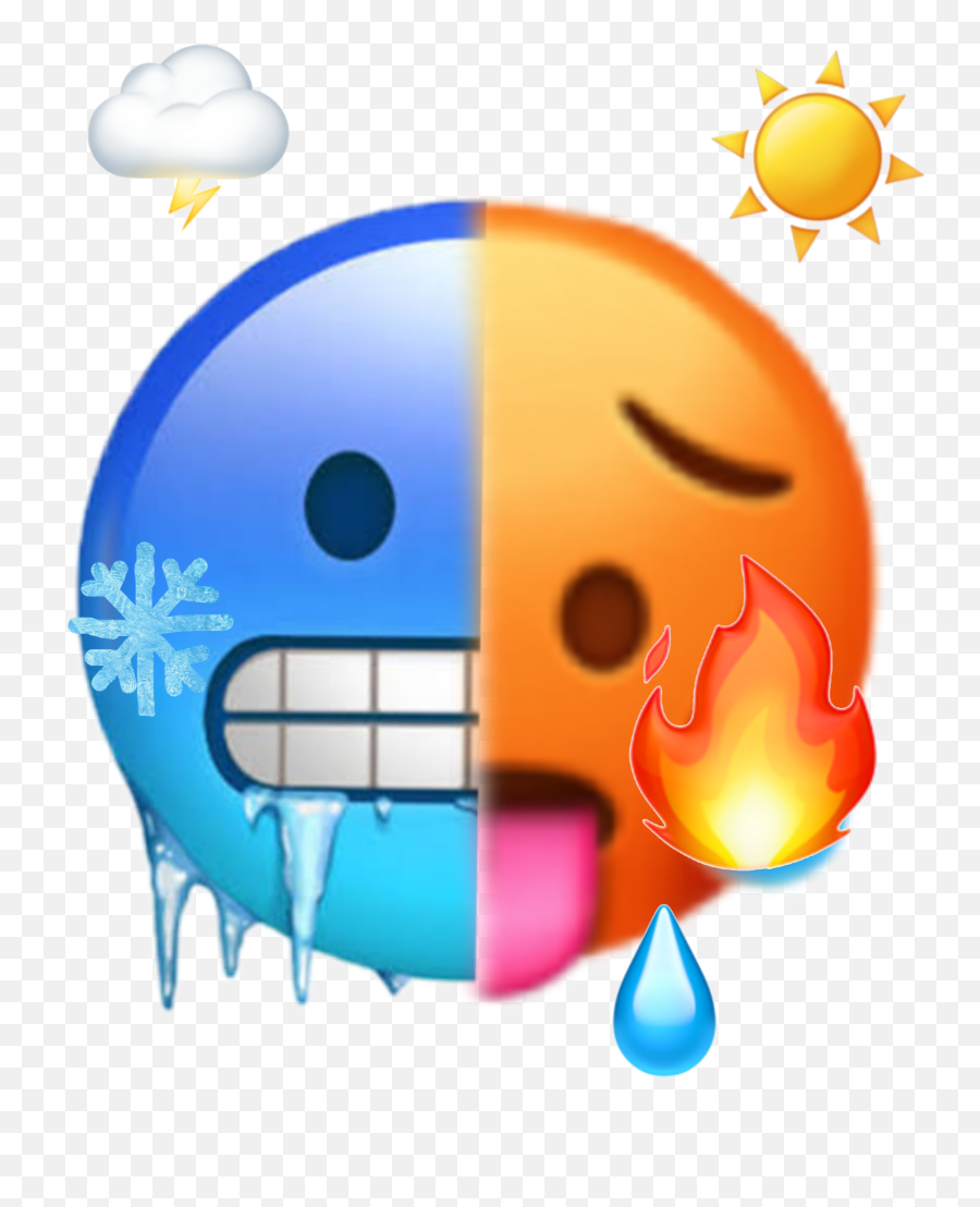 Emoji Iphone Image - Emoji Frio Y Calor,Y Emoji