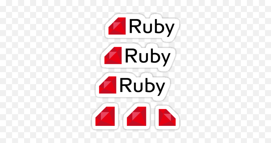 Ruby Stickers And T - Shirts U2014 Devstickers Vertical Emoji,Ruby Emoji
