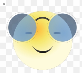 Face Glasses SVG Vector Clip art - Clipart Happy Emoji
