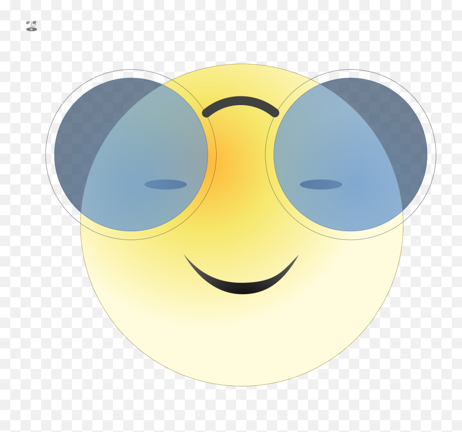 Face Glasses Svg Vector Face Glasses Clip Art - Svg Clipart Happy Emoji,Glasses Emoticon