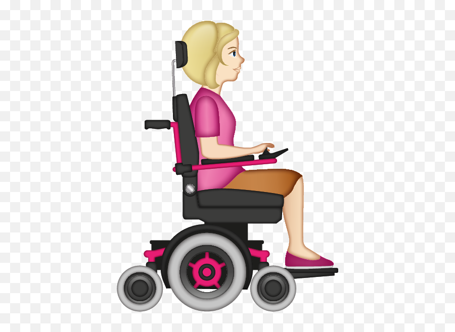 Emoji - Sitting,Wheelchair Emoji