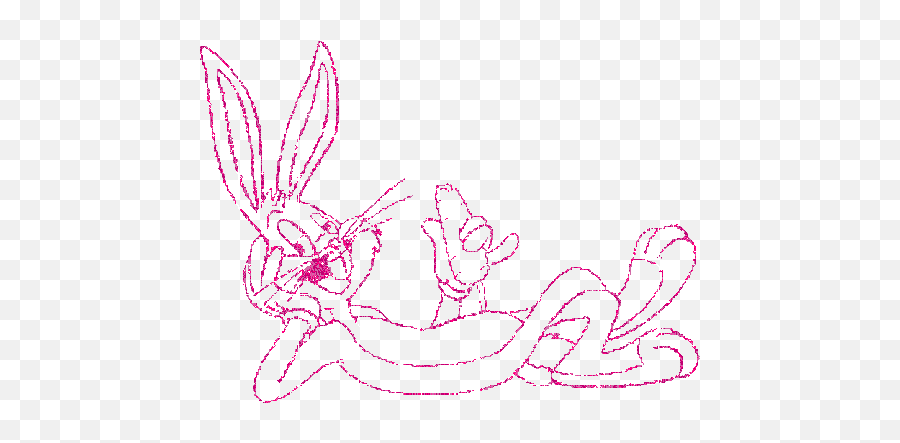 Bugs Bunny Glitter Gifs - Dot Emoji,Bunny Emoticon Text