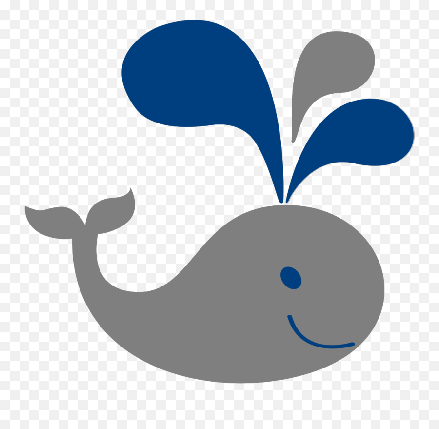 Grey Baby Whale Png Svg Clip Art For Web - Download Clip Cartoon Baby Whale Emoji,Boy Microphone Baby Emoji