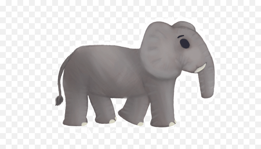 Sticker Gif Gfycat Animated Elephant - Big Emoji,Elephant Emojis