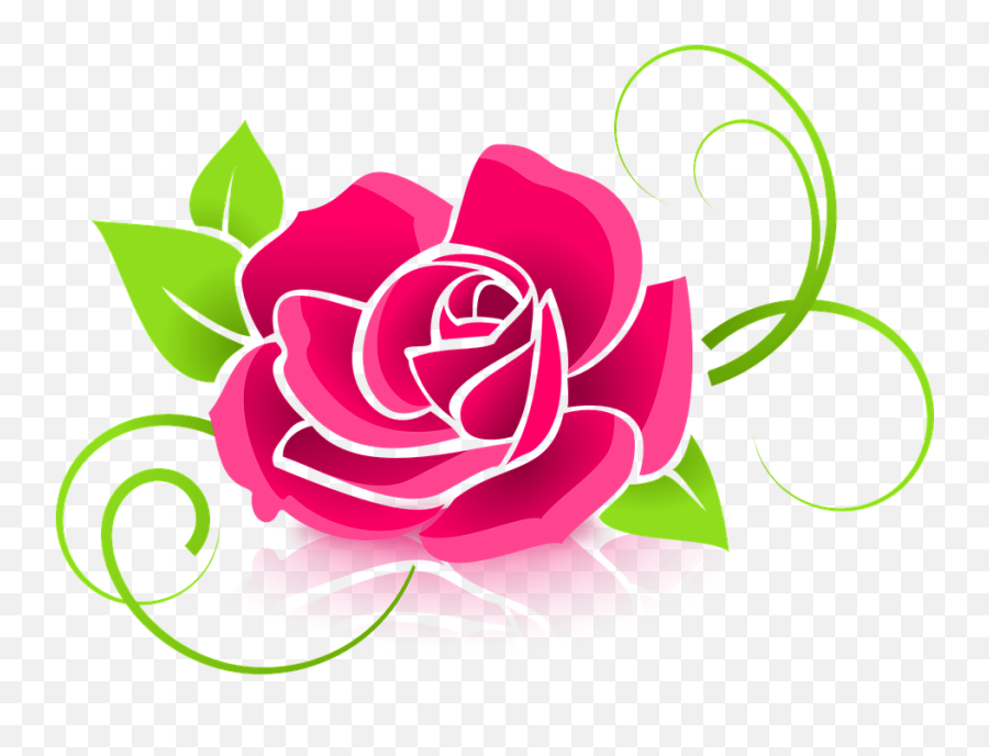 Rose Flower Photo Frame - Vector De Rosas Png Emoji,Rose Emoticons