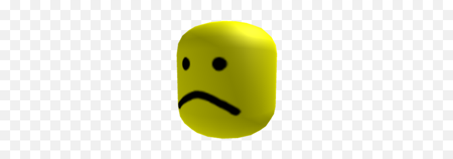 Profile Sad Roblox Noob Hat Emoji Yee Haw Emoji Free Transparent Emoji Emojipng Com - sad roblox