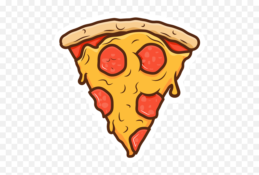 Pizza Slice Cartoon Transparent Png - Pizza Clipart Transparent Background Emoji,Pizza Slice Emoji