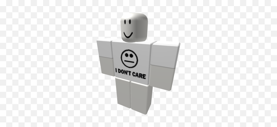 The Dont Shirt Now Roblox White Shirt Template Emoji I Don T Care Emoticon Free Transparent Emoji Emojipng Com - roblox template white
