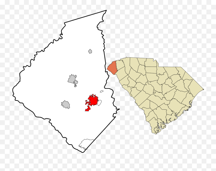 Oconee County South Carolina - Oconee County Sc Map Municipal Boundaries Emoji,South Carolina Emoji