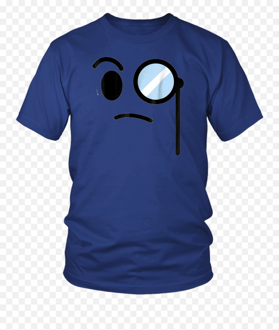 Emojis Costume Monocle Sceptic Emoticon - Not Bad For A Running Back Shirt Emoji,Monocle Emoticon