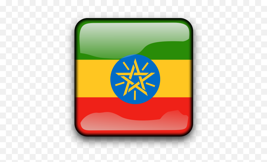 Ethiopian Vector Flag Button - Ethiopian Flag Emoji,Gambia Flag Emoji