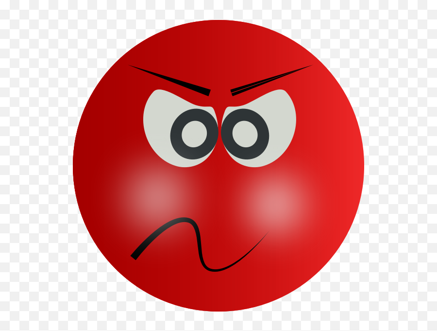 Red Angry Smiley - Angry Red Face Clipart Emoji,Shark Emoji