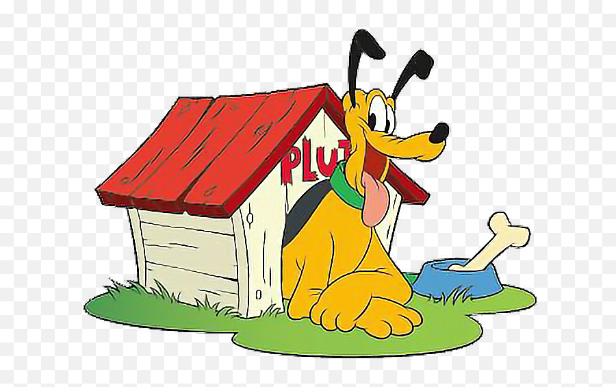 Pluto Dog Doghouse Freetoedit - Pluto In His Dog House Emoji,Doghouse Emoji