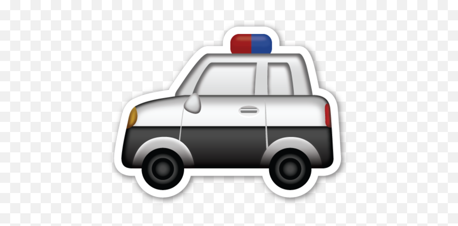 Police Car - Clip Art Emoji,Race Car Emoji