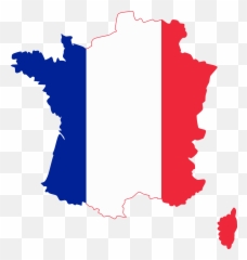 Transparent France Clipart - Flag Map Emoji