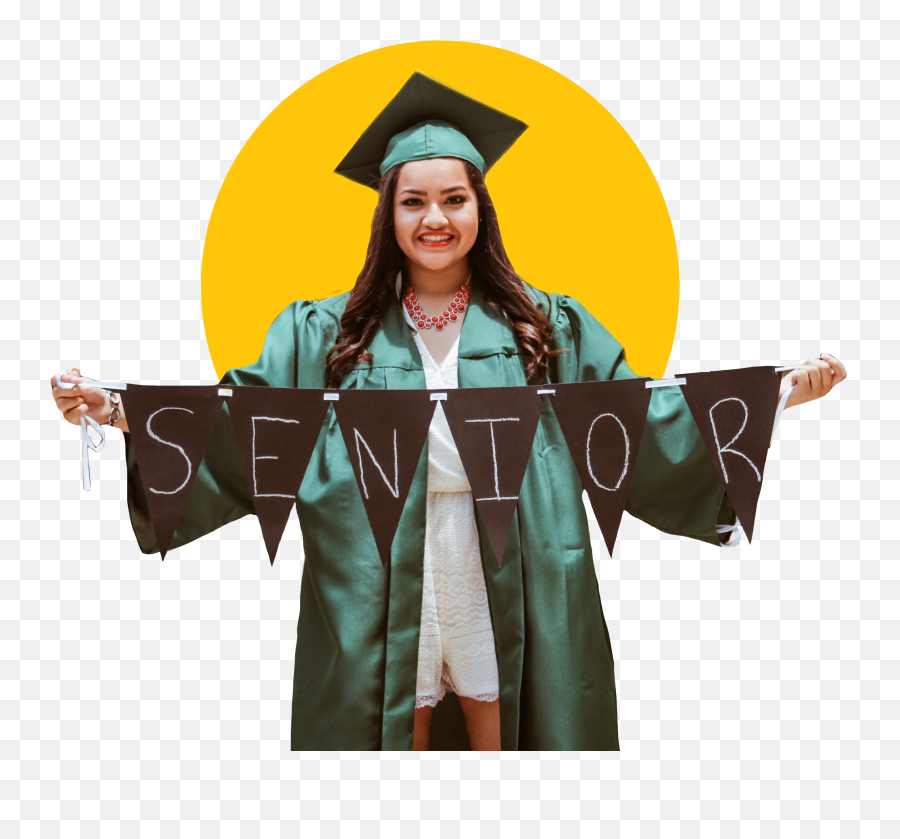 Ftestickers Graduate Girl Gown Graduatecap Cap Hat Dres - Senior Year Of College Emoji,Cap And Gown Emoji
