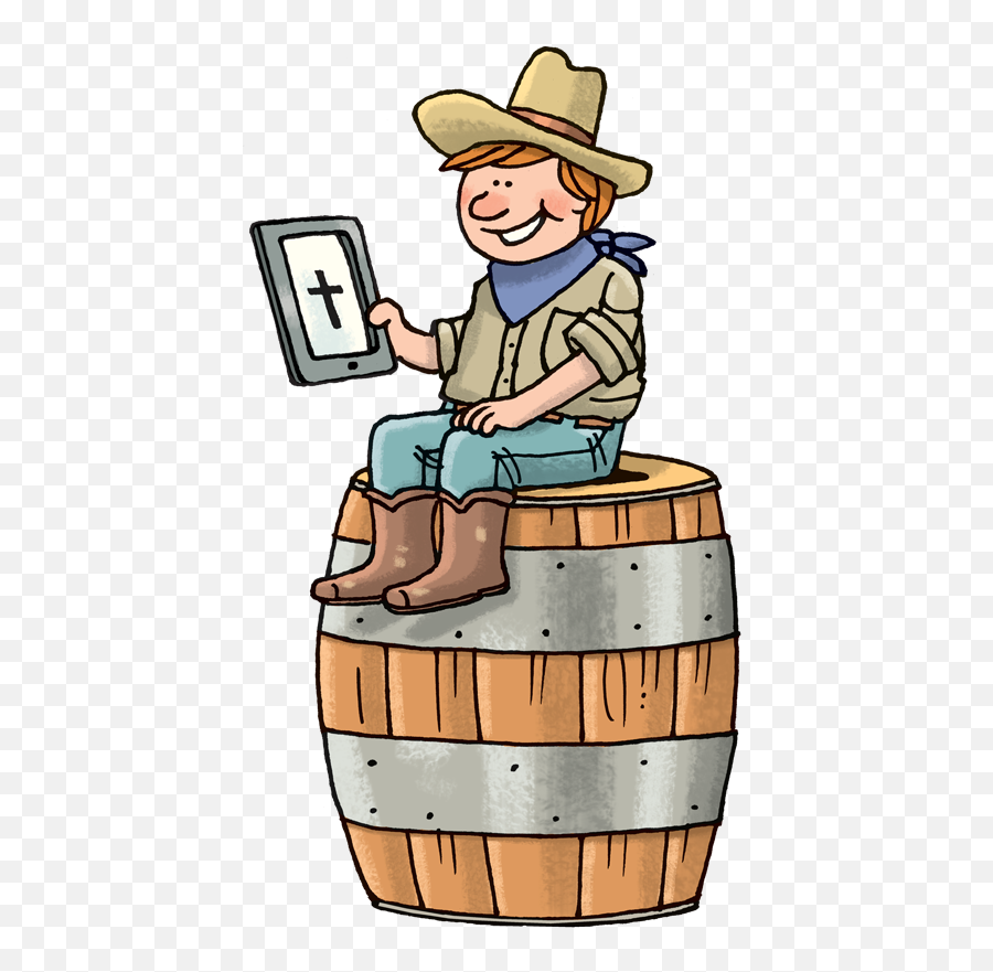 Boy On Fence - Giddy Up Junction Vbs Clip Art Transparent Clip Art Emoji,Giddy Emoji