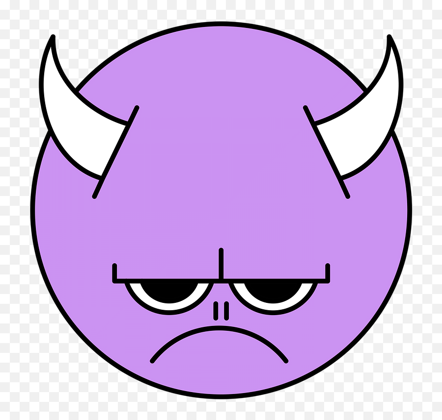 Download Premium Psd Of Emoticon Emoji Angry Face Icon 402527 - Portable Network Graphics,Devil Emoji Text