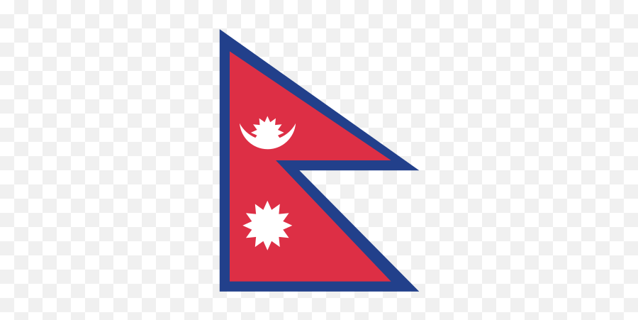 Nepal Emoji - Logo Icon Nepal Flag,Nepal Flag Emoji