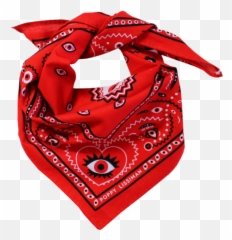 Bandana Overlay Scarf Red Polyvore Neckscarf Moodboards - Transparent Background Cowboy Bandana Png Emoji,Scarf Emoji
