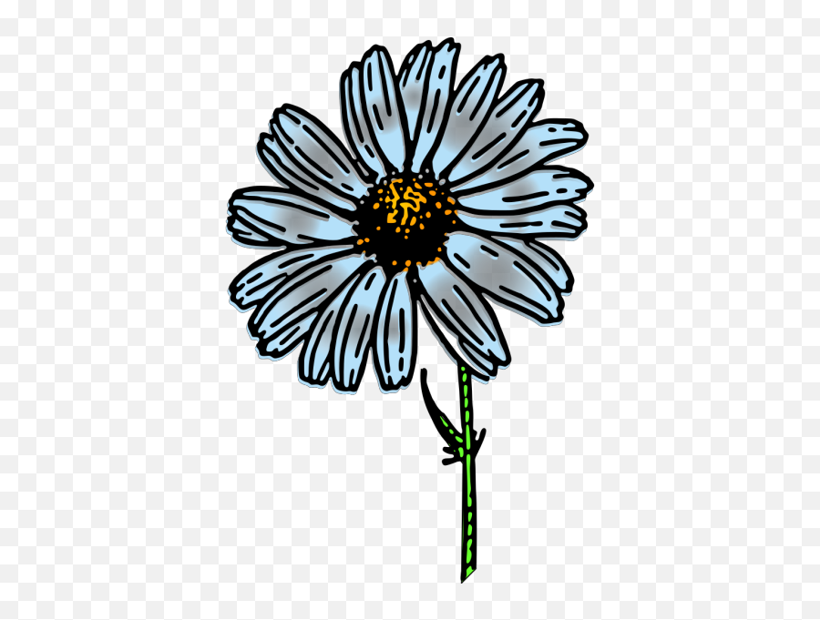 Gray Brown Daisy Png Svg Clip Art For - Gerber Daisy Clip Art Emoji,Car Grandma Flower Emoji