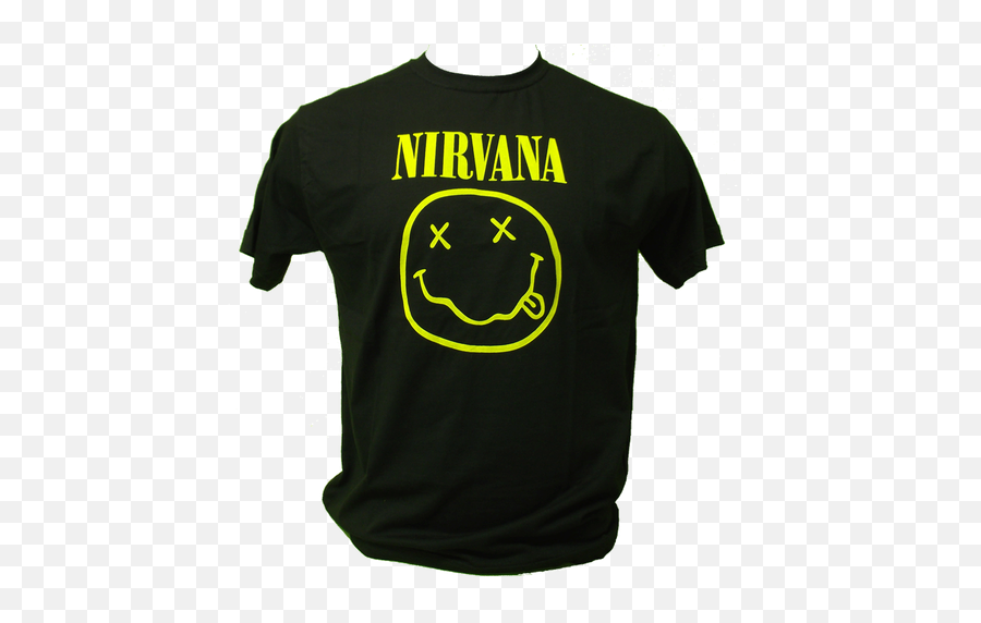 Nirvana Smiley - 2003 Nirvana Smiley Face Shirt Emoji,Nirvana Emoji