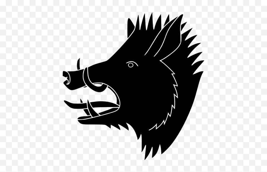 Vektorgrafiken Der Wappen Von - Boar Head Coat Of Arms Emoji,Boar Emoji