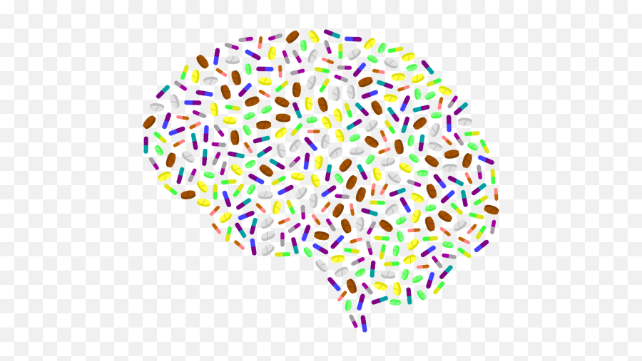 Brain Made Of Pills - Brain Made Of Pills Emoji,Apple Thinking Emoji