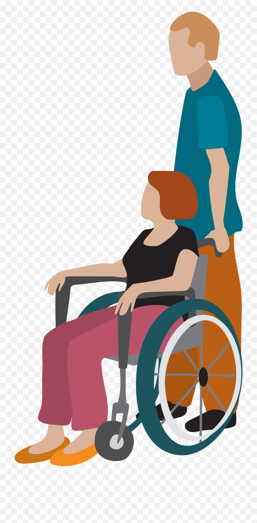 Vector Rehabilitation Disabled - Disability People Vector Png Emoji,Handicapped Emoji