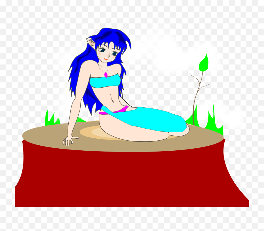 Light Blue Bikini Vector Clipart Image - Elf Emoji,Pretty Please Emoji