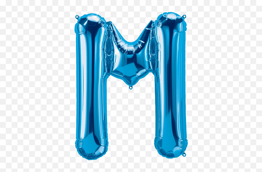 Blue Letter M Balloon - Balloon Letter M Blue Emoji,Letter M Emoji