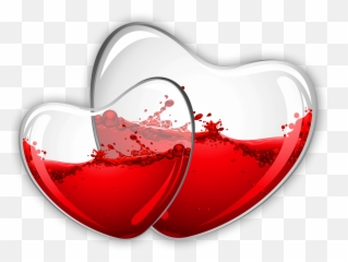 Wine Cliparts Download Free Art - Glass Heart Png Emoji
