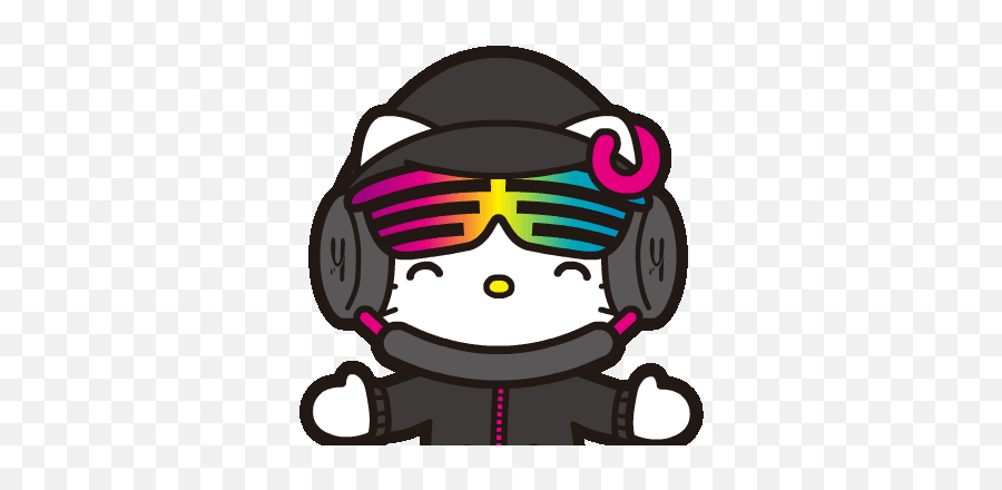 Dj Kitty - Dj Hello Kitty Emoji,Dj Emoji