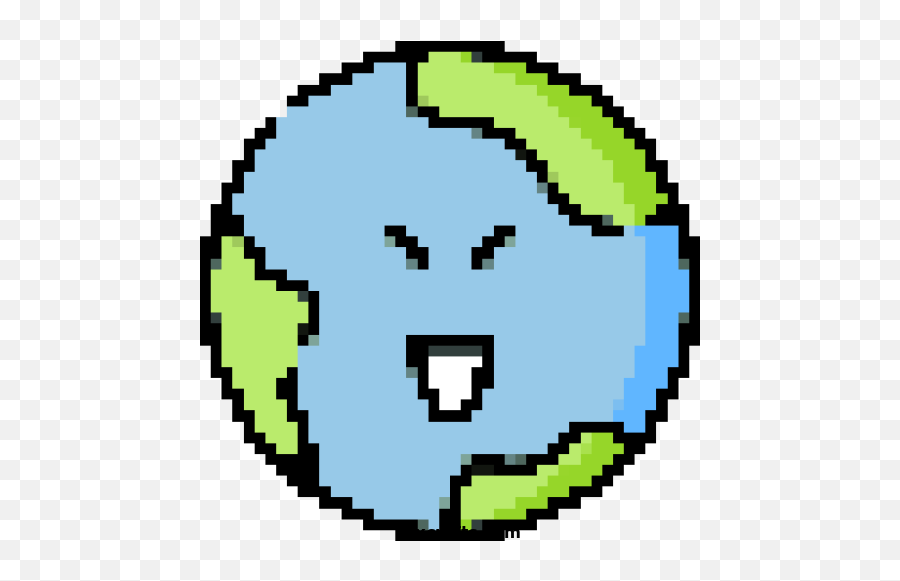 Space - Pixel Art Paw Print Emoji,Earth Emoticon