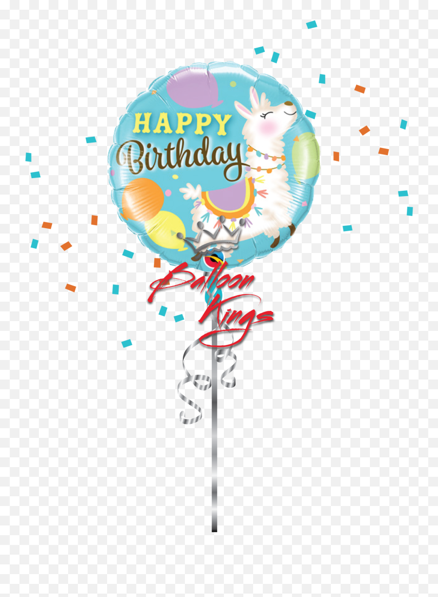 Llama Birthday - Llama Balloon Emoji,Llama Emoji