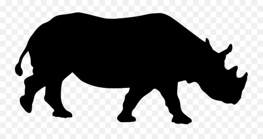 Animal Silhouettes Hippopotamus Drawing Clip Art - Animal Animal Silhouette Png Emoji,Hippo Emoji