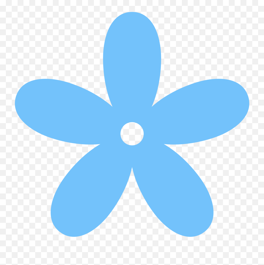 Library Of Blue Flower Clip Art Royalty Free Stock Png Files - Orange Flower Clipart Emoji,Flower Emoji Copy And Paste