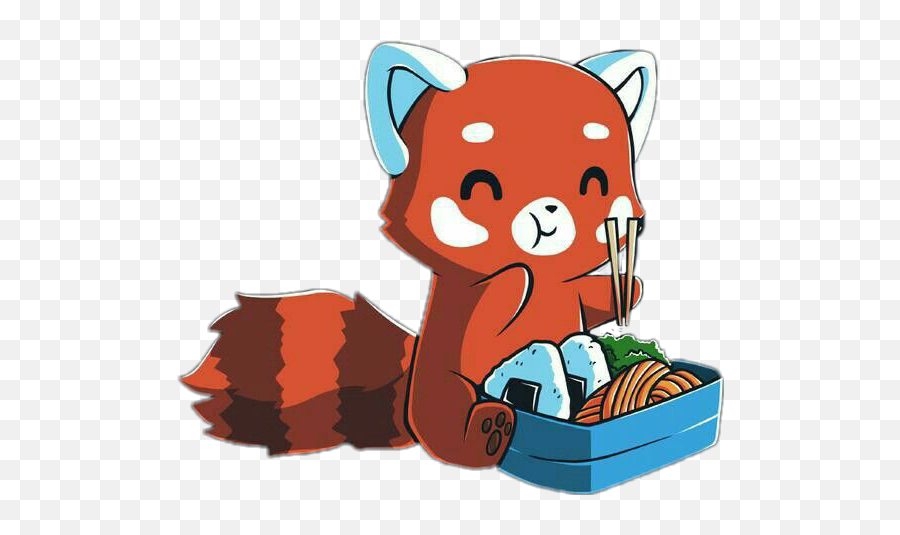 Popular And Trending Red Panda Stickers On Picsart - Cute Kawaii Red Panda Emoji,Red Panda Emoji