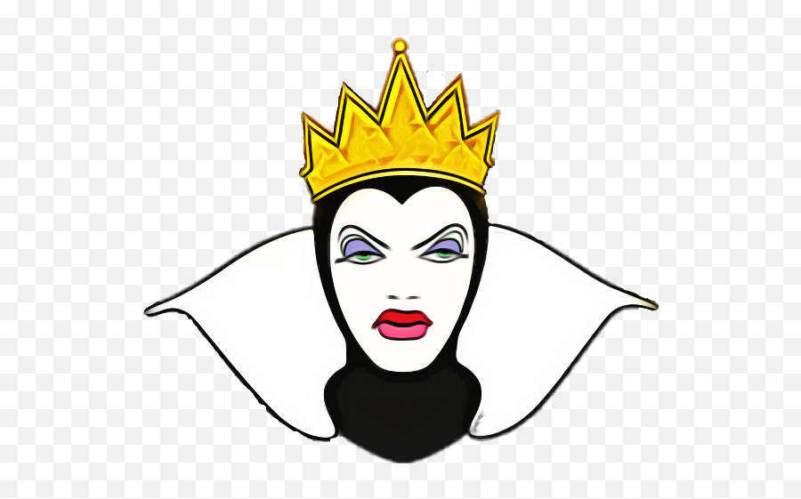 Evil Queen Snow White And The Seven Dwarfs Clip Art - Queen Evil Queen From Snow White Crown Emoji,Snow White Emoji