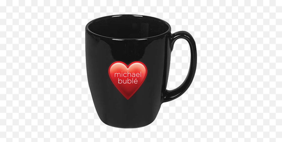 Heart Mug - Michael Buble Coffee Mug Emoji,Coffee Emoji Png