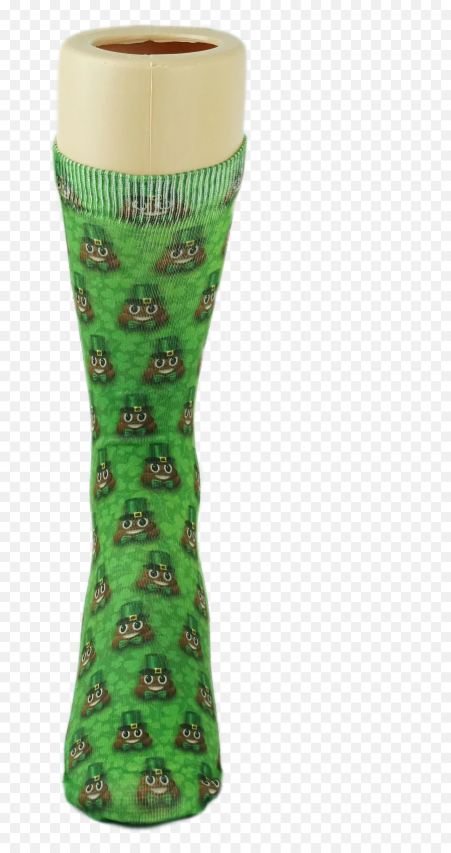 Funny St Patricks Day Socks - Beer Bottle Emoji,Lucky Emoji