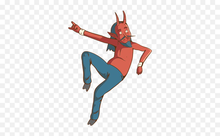 Little Devil Illustration - Transparent Png U0026 Svg Vector File Cartoon Emoji,Emoticon Devil Horns
